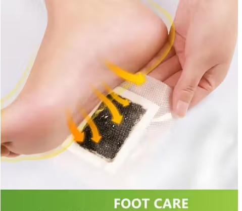 Detox Foot Patches 20 Patches Cleansing Toxin Remover – Pain Relief & Stress-Relief Sleep Foot Pads for Detoxification (Men & Women, 2 Boxes = 20 Patches)